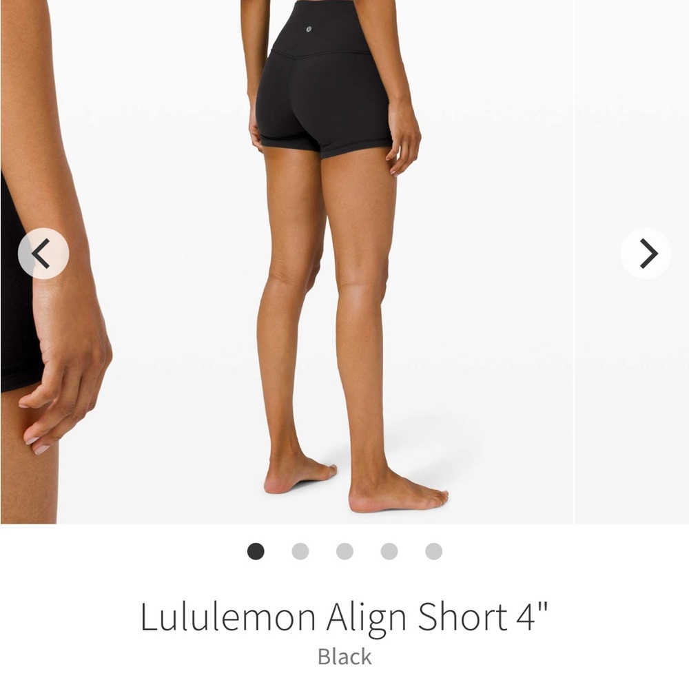 lululemon align Shorts 4”